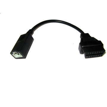 Auto Diagnostic Cable 3 Pin OBD to OBD2 16 Pin for Honda